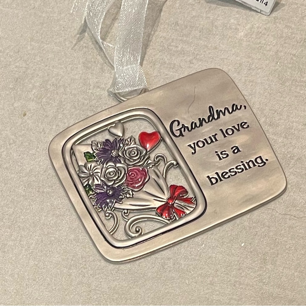 Ganz Metal Ornament - Grandma, Your Love is a Blessing